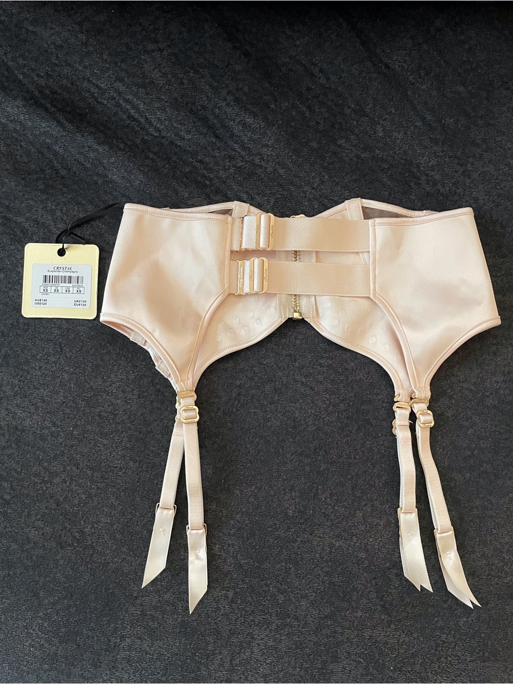 Honey Birdette XS Crystal Garter Belt - Picture 2 of 4